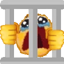 TRAPPED emote
