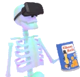 skeleton_vreating emote