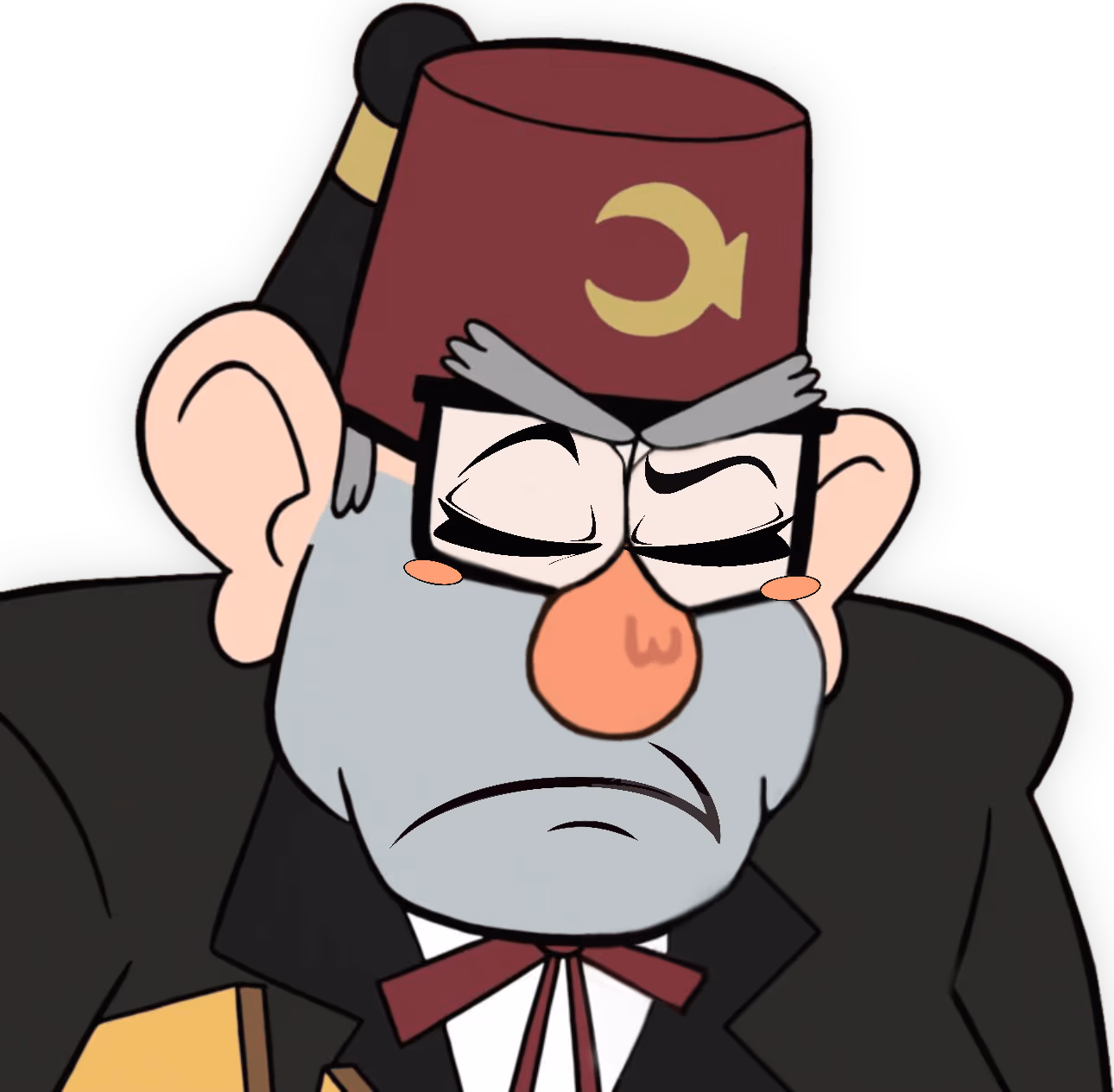 GrunkleStan_SassyUpset emote
