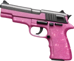Pinkglittergun emote