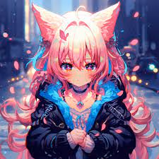 pinkhairedanimegirl3 emote