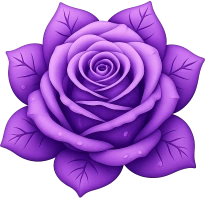 Purplewinterflower emote