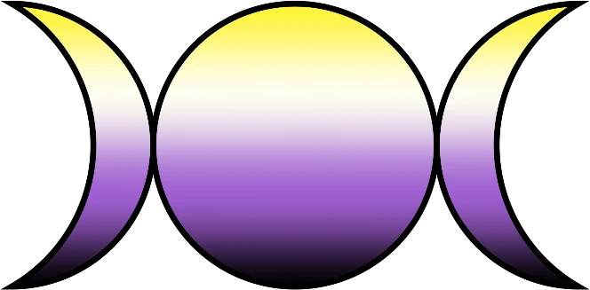 Triple_Moon_nonbinary emoji