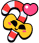 Candycane_Love_BrawlStars_Pin emote