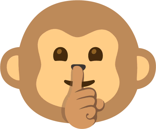 Shushing_Face_Monkey emote