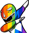 RainbowDab emote