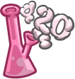 Pink420Bong emoji