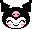 kuromi_blush static emote
