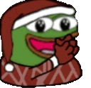 PepeXmasClap emote
