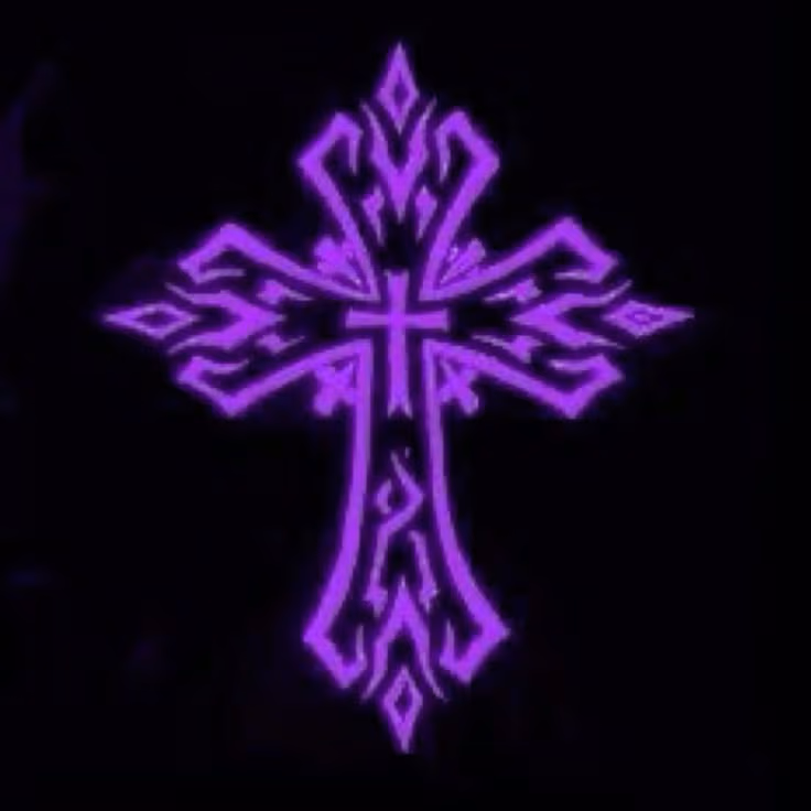 Purple_Cross emote