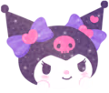 kuromi_smile emote