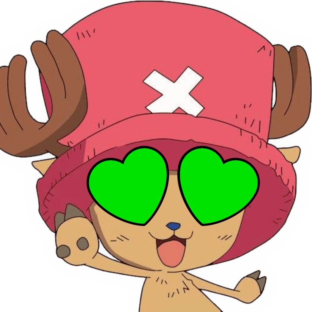 Chopper_HeartGreenEyes emote