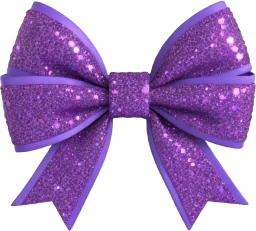 Purple_sparkly_bow emote