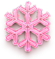 pinksnowflake emote