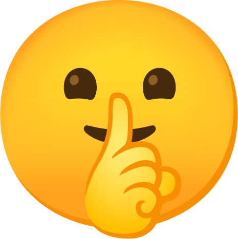 ShushingFaceEmoji emote
