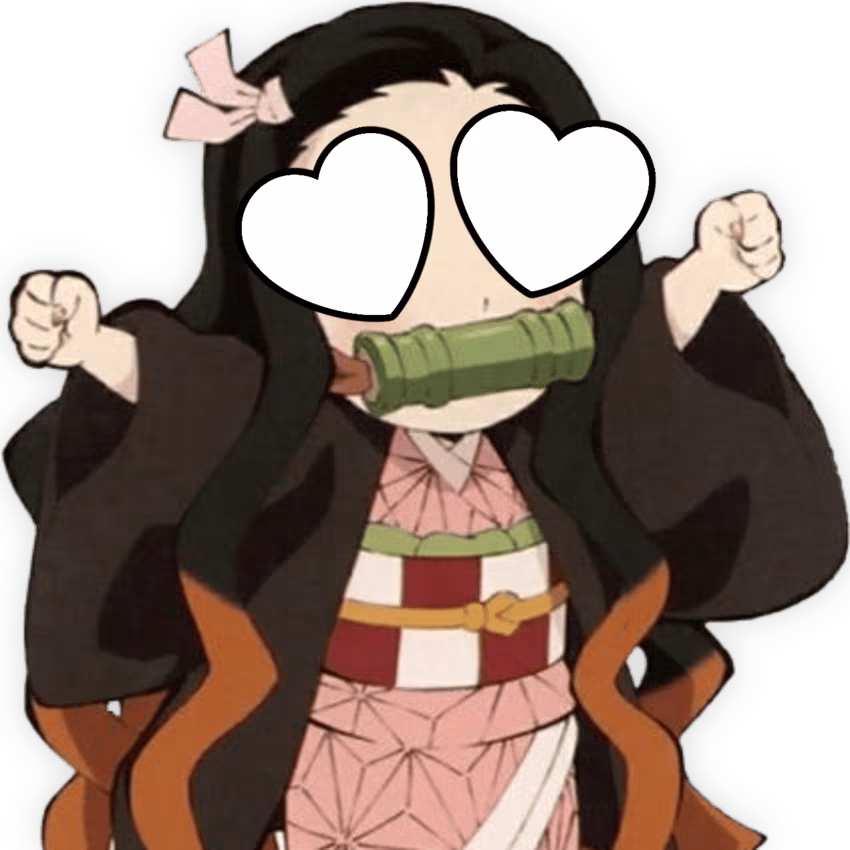 Nezuko_HeartWhite emote