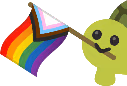 LGBTProgressTurtle emote