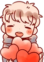 boyhearts emote