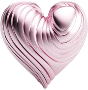 Whitepinkmetallicheart emote