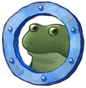 ConcernFrogeLookingOutOfHisWindow static emote