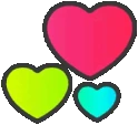 Hearts emote
