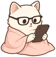 Catwatchingphone emote