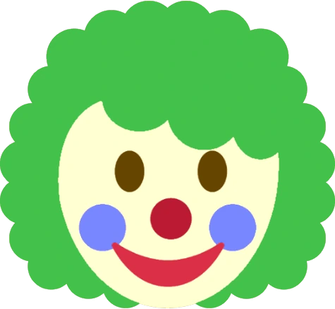 clown_girl_green_curly emote