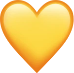 ios_yellowheart emote