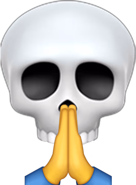 SkullTopPray emote