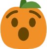 Shockedpumpkin emote