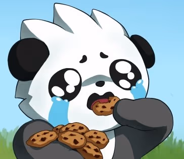 PandaCookieSad emote