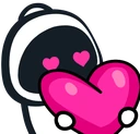 Robut_Heart emote