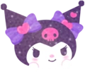 kuromi_smile emote