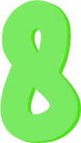 pastelgreen_number_eight emote