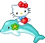 HelloKittyDolphin emote