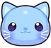 Cutebluecat emote