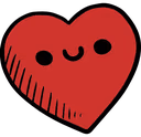 RedSmileyHeart emote