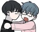 DokyungAndYoojinHug emoji