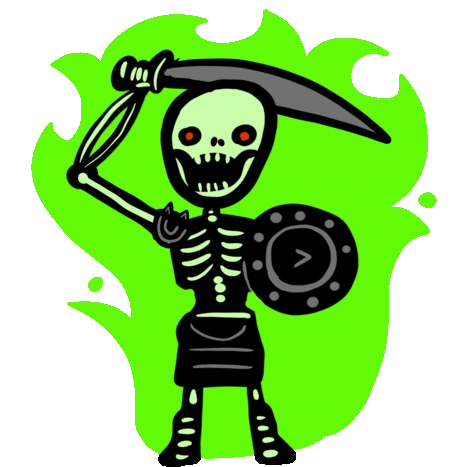 NeonWarrior emote