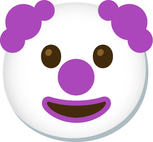 Purpleclown emote