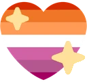 lesbian_pride_heart emote
