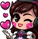 DvaHearts emote