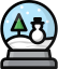snowglobe static emote
