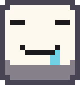 pixel_emoji_drooling_face emote