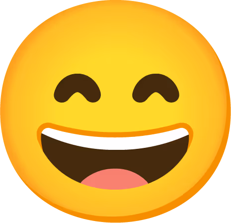 GrinningFacewithSmilingEyesEmoji emote