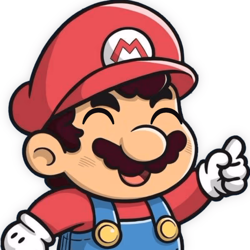 Mario_Smile emote