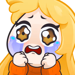BlondeGirlCry emote