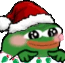 peepoBlushChristmas emote