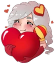 AsheHeart emote