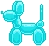 RainbowBalloonDog emote
